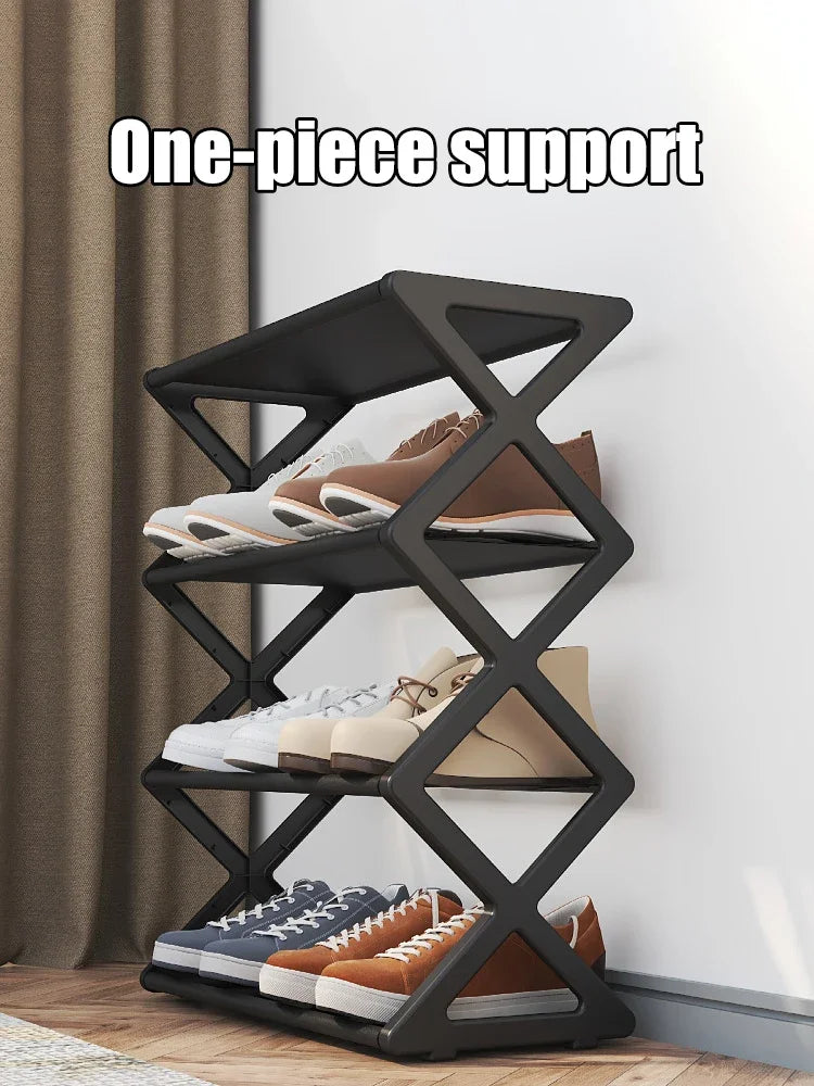 Składany stojak na buty 4-poziomowy X-Frame - zdjęcie 9