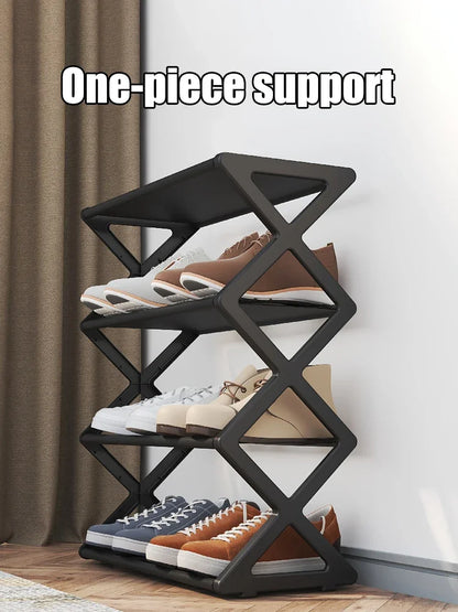 Składany stojak na buty 4-poziomowy X-Frame - zdjęcie 9