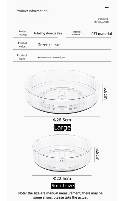 Obrotowy organizer do lodówki 360 Lazy Susan - zdjęcie 13
