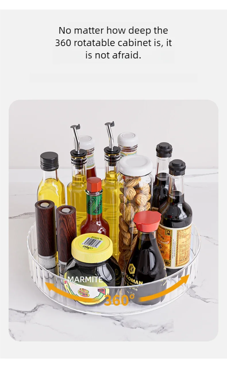Obrotowy organizer do lodówki 360 Lazy Susan - zdjęcie 8