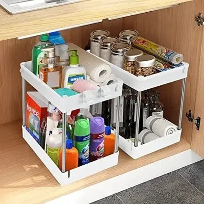 Organizer pod zlew szufladowy 2-poziomowy - zdjęcie 10