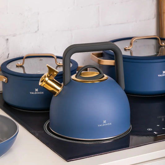 Czajnik Valdinox Giovanni granatowy indukcyjny stal nierdzewna 2,5 l